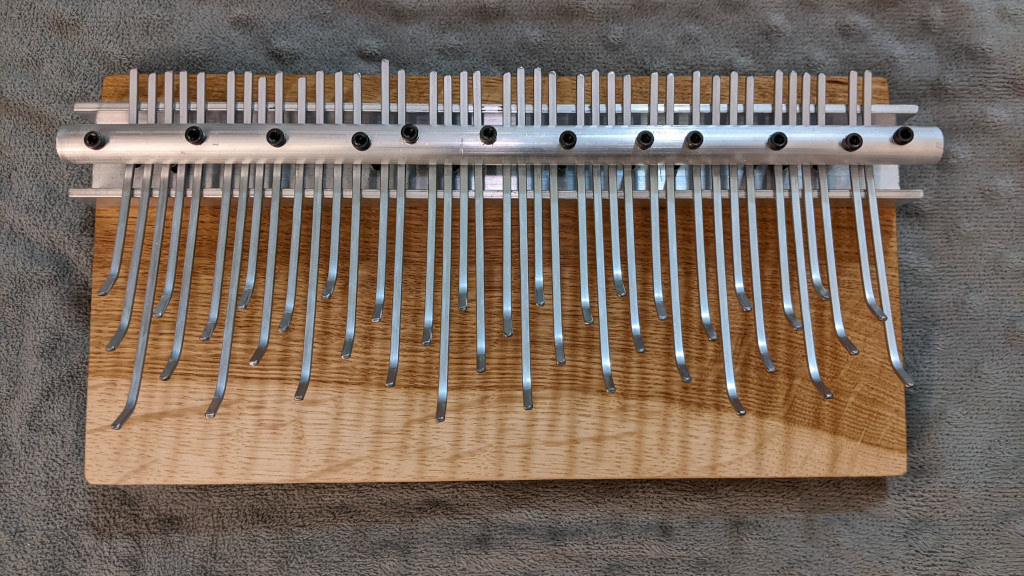 The 19-tone kalimba I made and sold.